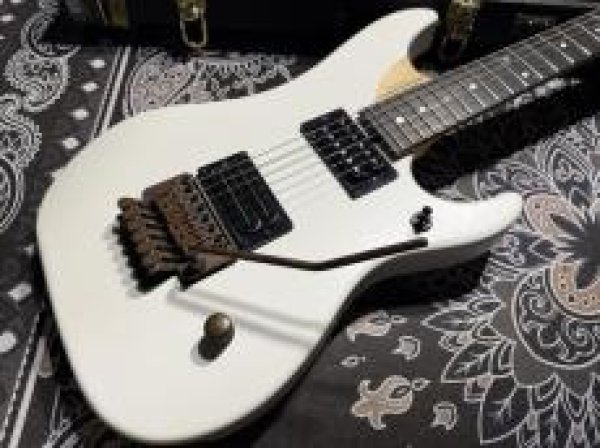 画像2:  Washburn N4 Nuno Bettencourt White Prototype / Bronze Hardware (2)