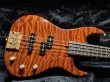 画像1: Valley Arts Custom Pro USA Bass / Brown Quilt TOP (1)