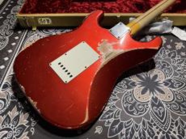 画像7: Fender Custom Shop '57 Stratocaster Heavy Relic / Candy Apple RED (7)