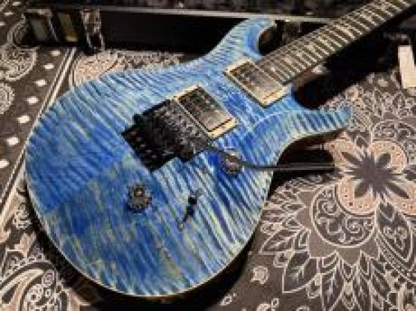 画像3: Paul Reed Smith Custom 24 Floyd 10-Top / Killer TOP / Faded Blue Jean (3)