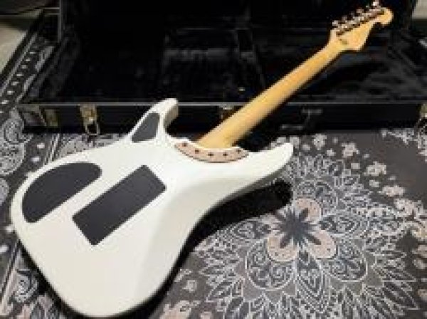 画像7:  Washburn N4 Nuno Bettencourt White Prototype / Bronze Hardware (7)
