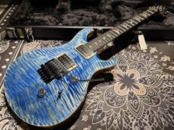 画像2: Paul Reed Smith Custom 24 Floyd 10-Top / Killer TOP / Faded Blue Jean (2)