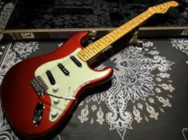 画像2: Fender Custom Shop '62 Flamethrower Stratocaster NOS / "AAAA" MAPLEFLAME / Candy Apple Red (2)
