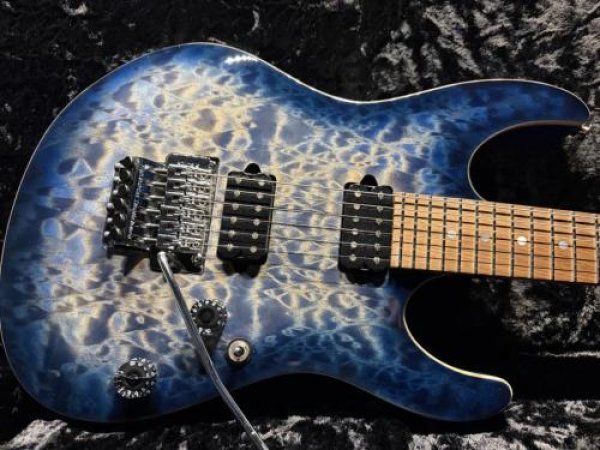 画像1: Suhr Modern Faded Trans Whale Blue Burst / FRT / Set Neck (1)
