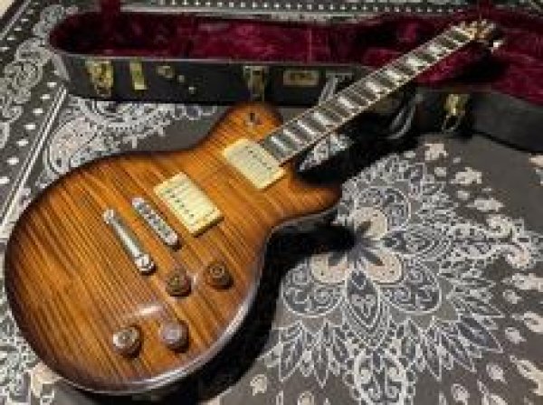 画像3: David Thomas McNaught Vintage Single Cut / Diamond Flame Antique Burst (3)
