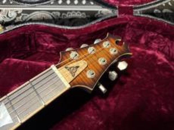 画像5: David Thomas McNaught Vintage Single Cut / Diamond Flame Antique Burst (5)