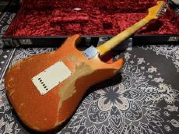 画像6: Fender Custom Shop 1962 Stratocaster SSH Heavy Relic / Trance Orange (6)