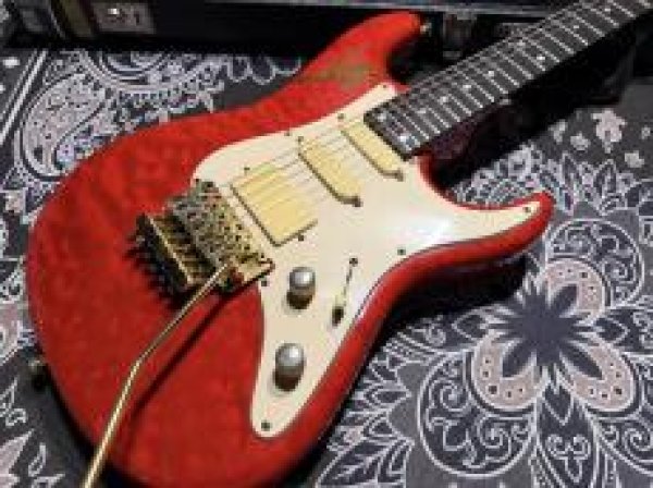 画像3: Valley Arts Valley Arts Custom Pro USA Maple Body / Trans Red (3)