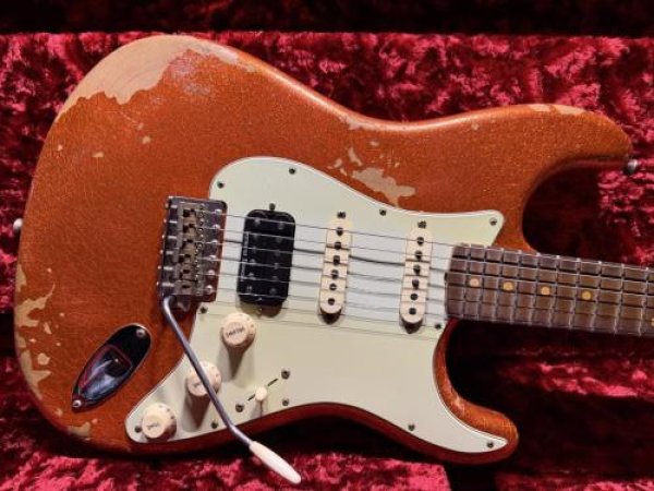 画像1: Fender Custom Shop 1962 Stratocaster SSH Heavy Relic / Trance Orange (1)