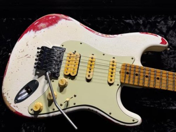 画像1: Fender Custom Shop Fender Custom Shop '60 Stratocaster S-S-H Heavy Relic FRT / Ltd White Lightning (1)