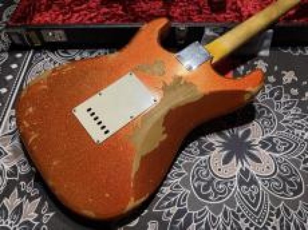 画像7: Fender Custom Shop 1962 Stratocaster SSH Heavy Relic / Trance Orange (7)