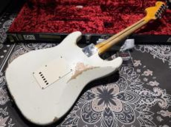 画像5: Fender Custom Shop '69 Stratocaster Heavy Relic / Olympic White (5)