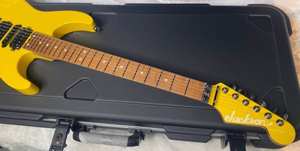 画像3: Jackson Custom Shop Dinky HSH - Graffiti Yellow (3)